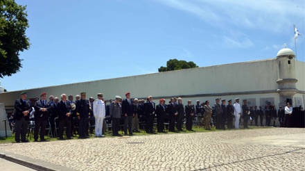 Coro da Casa Pia de Lisboa com os convidados na Homenagem ao Combatente