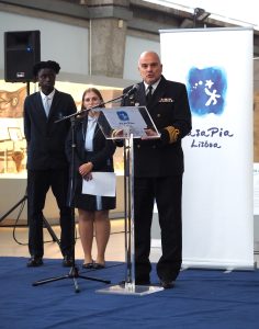Cerimónia de abertura do ano letivo no museu de marinha - diretor museu de marinha
