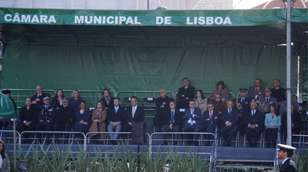 Tribuna com o Sua Excelência o Presidente da República Portuguesa